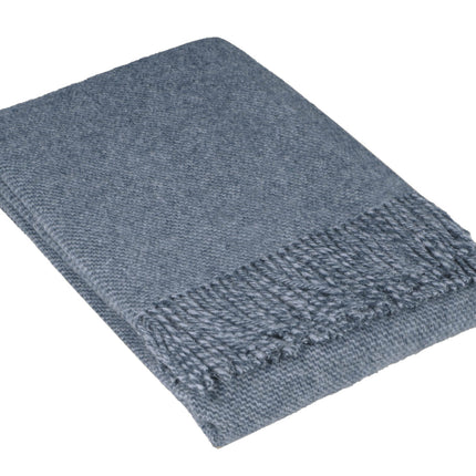 Cambridge Throw - 100% NZ Wool - Navy