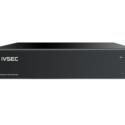 IVSEC IVSEC NR564XB NVR 64 CHANNELS 2 Ethernet PORTS 8 BAYS H265 2 4K HDMI