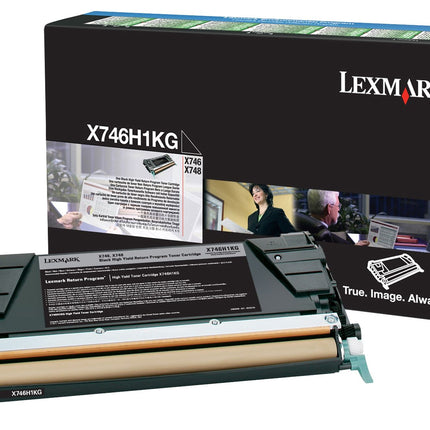 LEXMARK X746H1KG BLACK TONER RETURN PROGRAM YIELD 12K FOR X746 X748