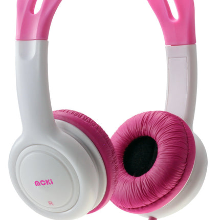 MOKI Volume Limited Kids Pink Headphones