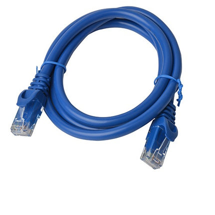 8WARE Cat6a UTP Ethernet Cable 1m Snagless Blue