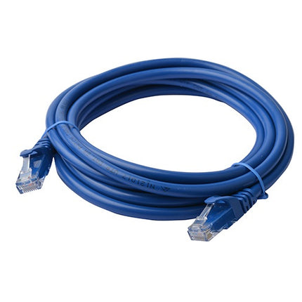 8WARE Cat6a UTP Ethernet Cable 3m Snagless Blue