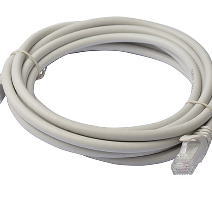 8WARE Cat6a UTP Ethernet Cable 3m Snagless Grey