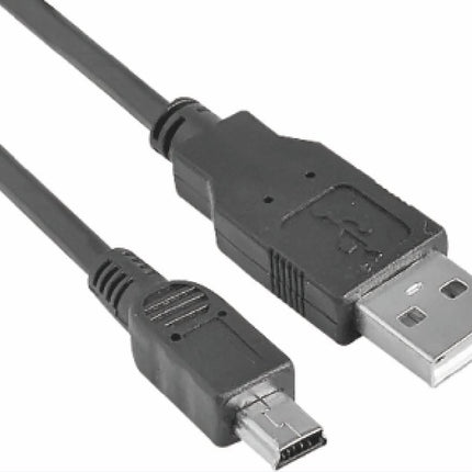 ASTROTEK USB 2.0 Cable 30cm - Type A Male to Mini B 5 pins Male Black Colour RoHS