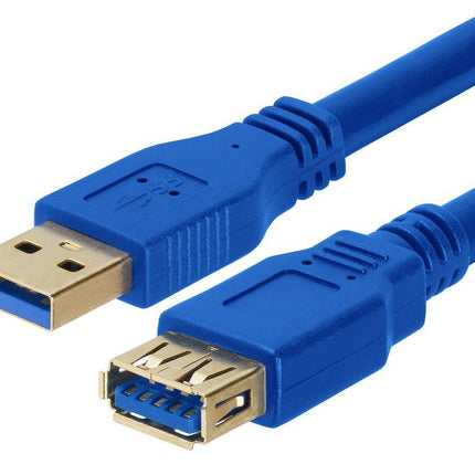 ASTROTEK USB 3.0 Extension Cable 2m - Type A Male to Type A Female Blue Colour