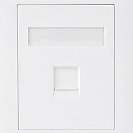 ASTROTEK CAT6 RJ45 Network Wall Face Plate Outlets 86x86mm 1 Port Socket Kit