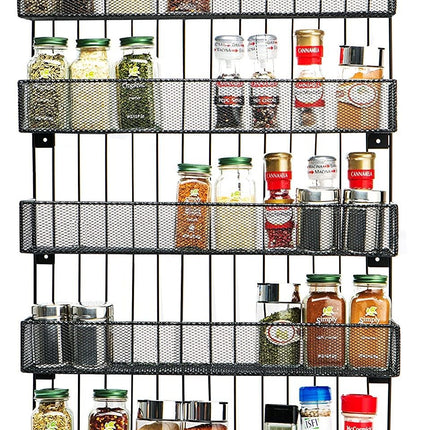 Wall Mount Spice Rack Organizer (5 Tier)