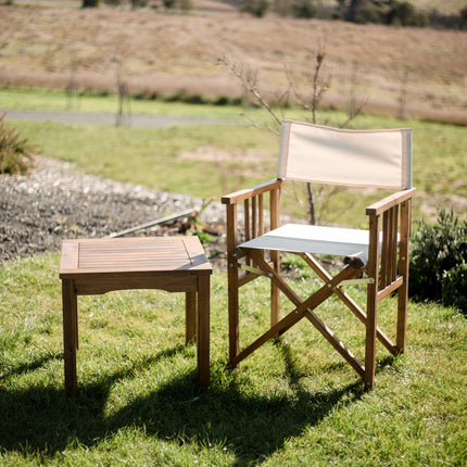 Director Chair and Side Table