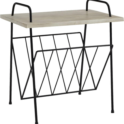 Crosley Wiltshire Turntable Stand Modern Retro White Wash Wood