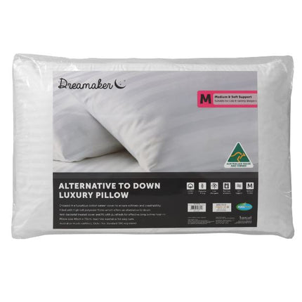 Dreamaker Alternative to Down Pillow Medium