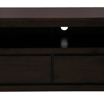 Amsterdam 2 Drawer Entertainment Unit (Chocolate)