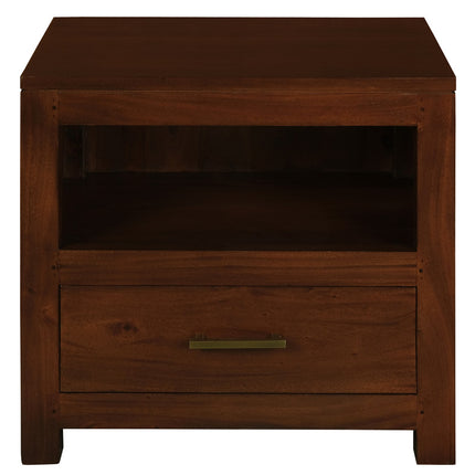 Paris 1 Drawer Lamp Table (Mahogany)