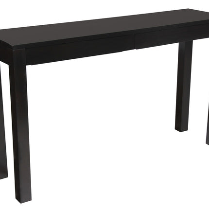 Amsterdam 2 Drawer Sofa Table (Chocolate)