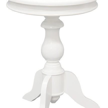 Milano Round Wine Table (White)