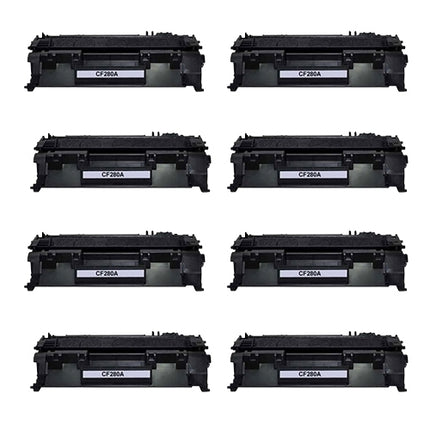 Compatible Premium 8 x 80A Toner Cartridge CF280A - for use in HP Printers