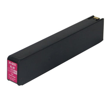 Compatible Premium Ink Cartridges 980XLM High Yield Magenta Remanufacturer Inkjet Cartridge - for use in HP Printers