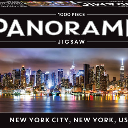 New York City, New York, USA 1000 Piece Panoramic Jigsaw Puzzle