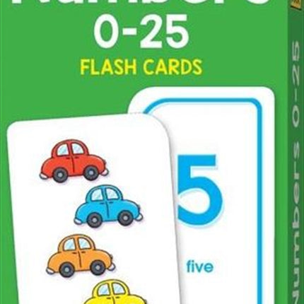 Numbers 0 - 25 : School Zone Flash Cards
