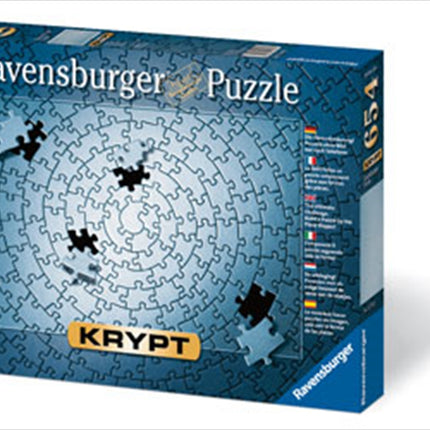 Ravensburger - KRYPT Silver Spiral Puzzle 654 Piece