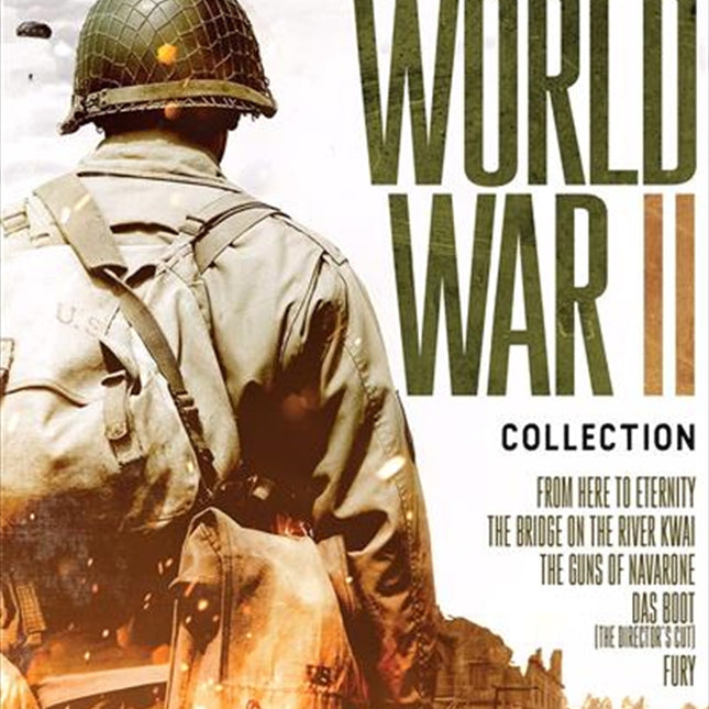 Bridge On The River Kwai / Das Boot / From Here To Eternity / Fury / The Guns Of Navarone | Five Mov DVD