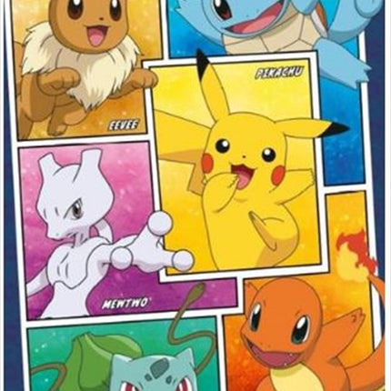 Pokemon Character Panels Poster