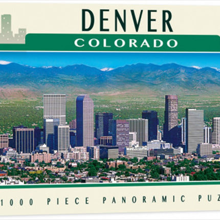 Colorado Panoramic Denver 1000 Piece Puzzle