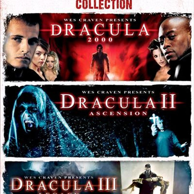 Dracula 2000 / Dracula II - Ascension / Dracula IIII - Legacy | 3 Movie Franchise Pack DVD