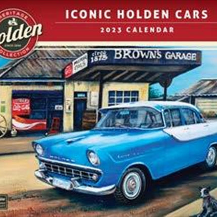 Iconic Holden Cars Horizontal Calendar 2023