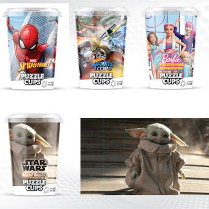 Puzzle Cups Assorted 48 Piece (SENT AT RANDOM)