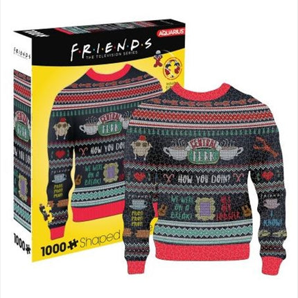 Friends Ugly Sweater Shaped Puzzle 1000 Piece