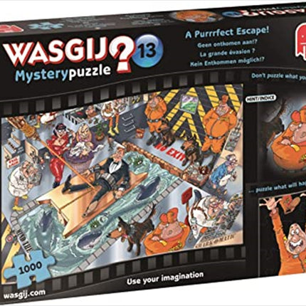 Wasgij 1000 Piece Puzzle - Mystery A Purr-Fect Escape