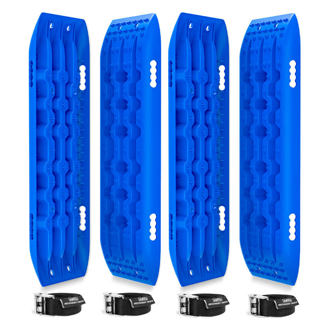 X-BULL Recovery Tracks Gen 2.0 10T Sand Mud Snow 2 Pairs Offroad 4WD 4x4 2PC 91CM Blue