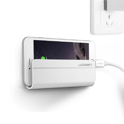 UGREEN Wall Mount Phone Holder (White) - 30394