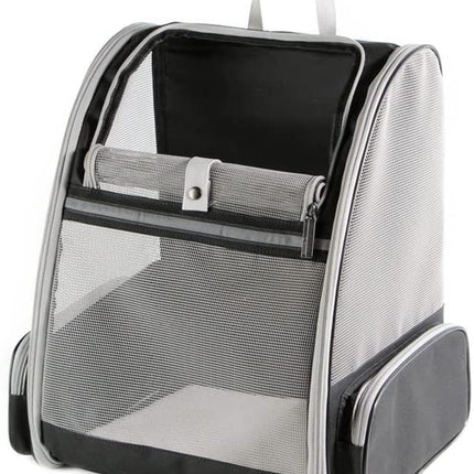 Floofi Pet Backpack -Model 1 (Black) FI-BP-100-FCQ