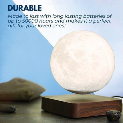 GOMINIMO Magnetic Levitating Moon Dark Brown Base GO-MLP-102-HCNT