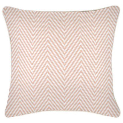 Cushion Cover-With Piping-Zig Zag Blush-45cm x 45cm