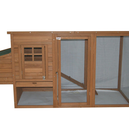 YES4PETS Large Chicken Coop Rabbit Hutch Ferret Cage Hen Chook Cat Kitten House