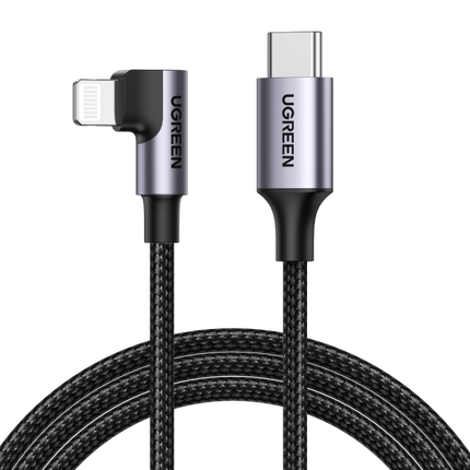 UGREEN 60765 90 Degree USB-C to iPhone 8-pin Cable 2M