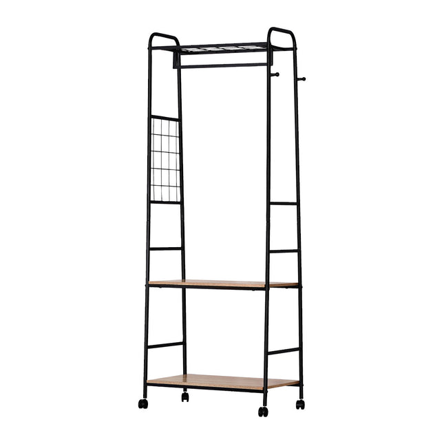 Home Master Garment Rack & Shelving 2 Tier Sleek Stylish Modern Design 1.71m