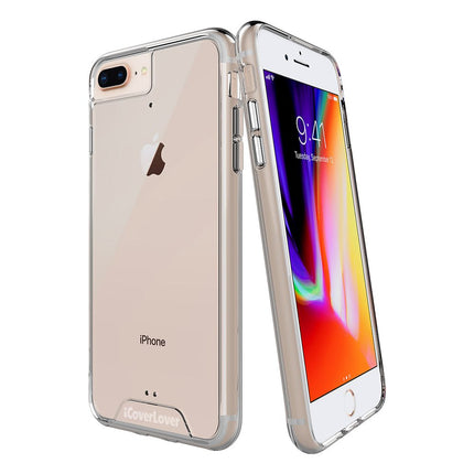 For iPhone 8 Plus/7 Plus/6S Plus/6 Plus Case iCoverLover Clear Cover Transparent