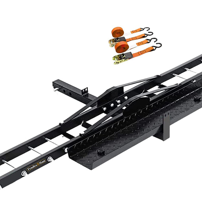 Motorcycle Motorbike Carrier Rack 2" Towbar Arm Rack Dirt Bike Ramp Steel