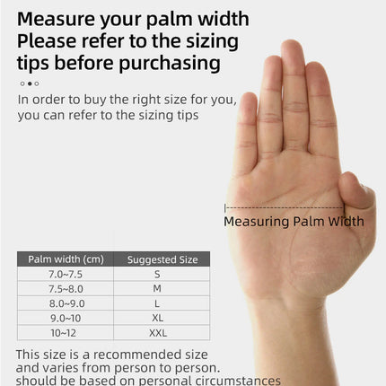 MTB Heated Gloves Large for Mountain Road Bike Breathable Winter Autumn Cycling Camping Running Outdoor Sport Rockbros