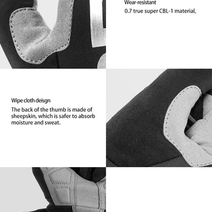 MTB Gloves Xlarge for Mountain Road Bike Breathable Winter Autumn Spring Cycling Camping Running Outdoor Sport Rockbros