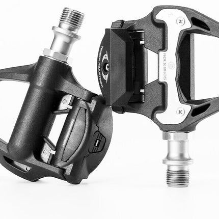 Self Lock Clip In Bike Pedals Shimano SPD-SL Cleat MTB Road 700C Hybrid BMX - Rockbros Nylon Black