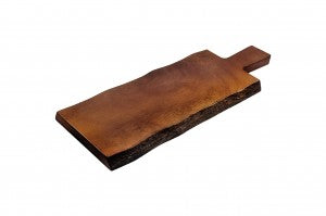 L ACACIA Wood Rect Bd w Handle