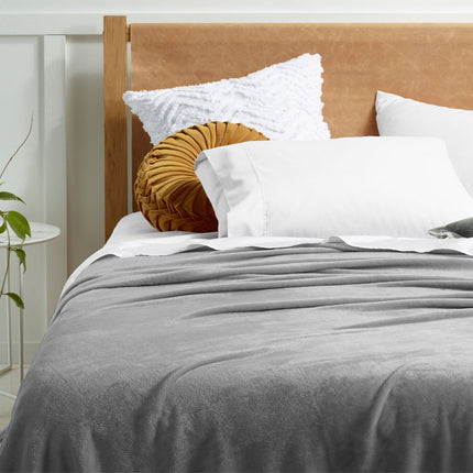 Accessorize Super Soft Blanket Queen/King Grey