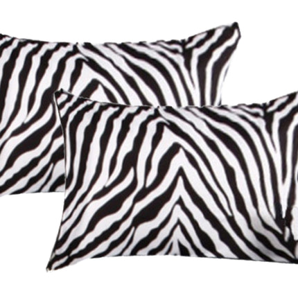 Accessorize 2 Pce Zebra Standard Pillowcase