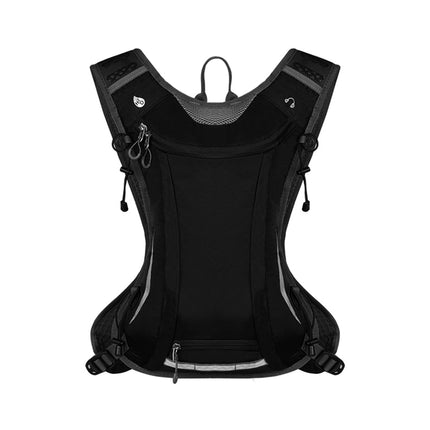 AKEZ Lightweight Outdoor Sport Backpack Suitable for Cycling Cross-Country Running Hiking Marathon - Black