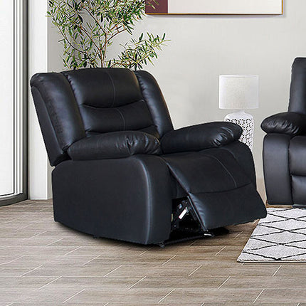 Fantasy Recliner Pu Leather 1R Black