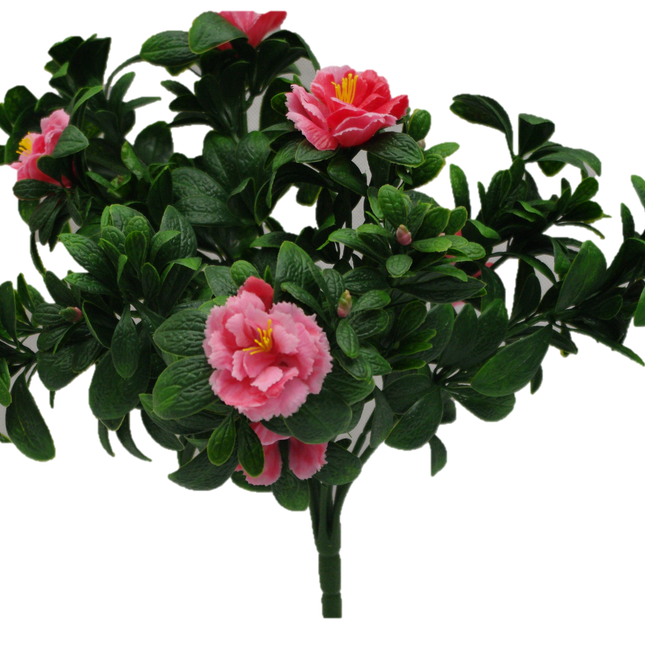 Pink Rose Bunch UV 45cm